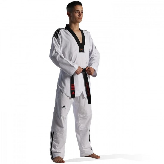 Uniforma Taekwondo adidas FIGHTER /// Stripes - ADITF02 Uniforma Taekwondo adidas FIGHTER /// Stripes - ADITF02