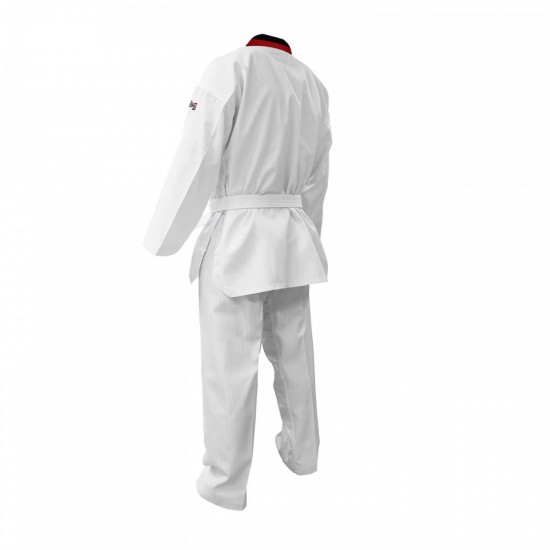 Dobok Taekwondo Olympus STUDENT PRIME (Negru / Roșu - Guler în V) Dobok Taekwondo Olympus STUDENT PRIME (Negru / Roșu - Guler în V)