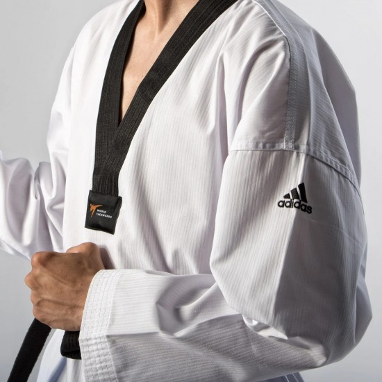 Uniforma Taekwondo Adidas ADI-START cu guler negru - adiTS01