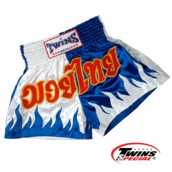 Sort Twins Albastru/Alb Flacara