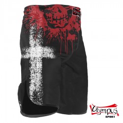 Sort MMA Olympus cu Craniu si Cruce