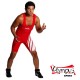 Costum de Wrestling Olympus Lycra Spandex cu dungi albe