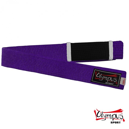 BJJ Centura Olympus 100% Bumbac 5cm violet / negru