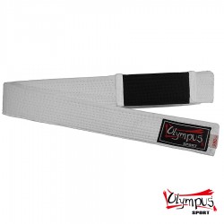 Centura BJJ Olympus Bumbac 100% de 5cm Alb / Negru Centura BJJ Olympus Bumbac 100% de 5cm Alb / Negru