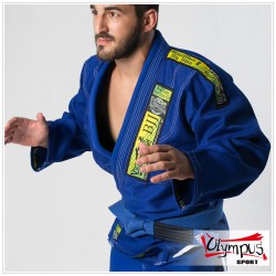 Uniforma Jiu-Jitsu Brazilian Olympus Albastra 550 gr Pearl - Pantaloni Extra fara logo Uniforma Jiu-Jitsu Brazilian Olympus Albastra 550 gr Pearl - Pantaloni Extra fara logo