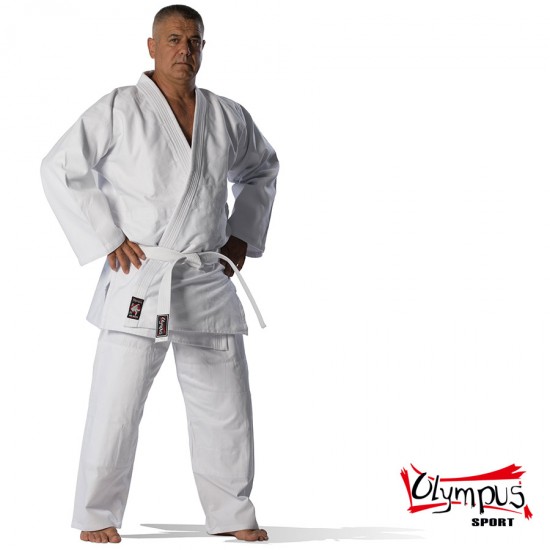 Uniforma Ju Jitsu Olympus 450gr/m alb