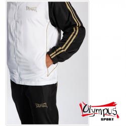 Trening GALAXY ELITE Olympus Negru/Alb dungi aurii Trening GALAXY ELITE Olympus Negru/Alb dungi aurii