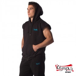 Jacheta BUDO SPIRIT fara maneci neagra cu gluga Jacheta BUDO SPIRIT fara maneci neagra cu gluga