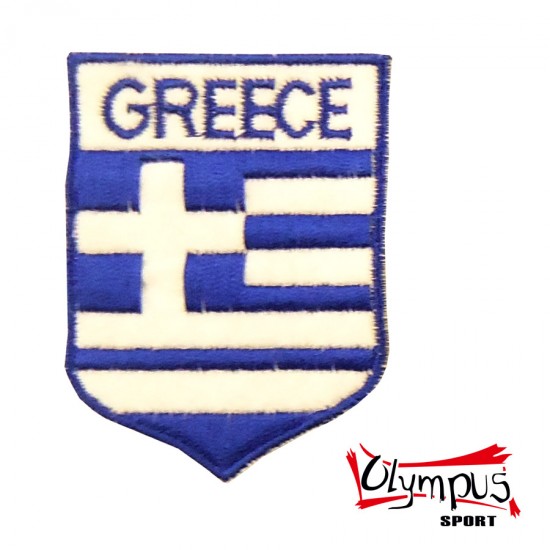 Ecuson steag grecesc Oval GRECIA mic