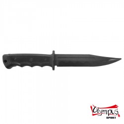 Cutit antrenament WACOCU TPR plastic 32cm negru Cutit antrenament WACOCU TPR plastic 32cm negru