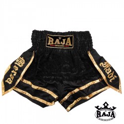 Sort Thaiboxing Raja WARRIOR negru/auriu RTB-303