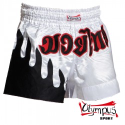 Sort Olympus cu flacari pe piciorul drept