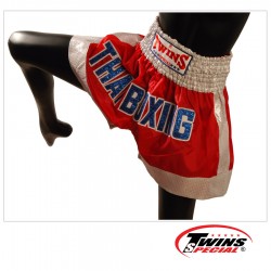 Sort Twins Thai Boxing Argintiu/Rosu Sort Twins Thai Boxing Argintiu/Rosu