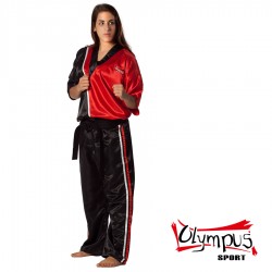 Uniforma Kickbox Olympus Ros /Negru Uniforma Kickbox Olympus Ros /Negru